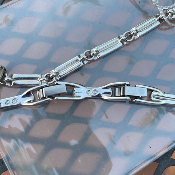 Swarovski silver bracelet w tag! Chain links style. Last picture Swarovski icon! - Picture 5 of 5